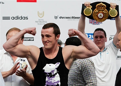 Denis Lebedev sweatshirt