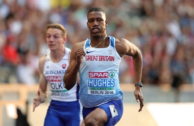 Zharnel Hughes poster