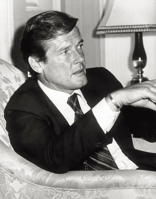 Roger Moore poster