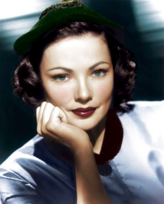 Gene Tierney poster