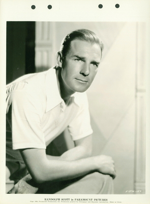Randolph Scott poster