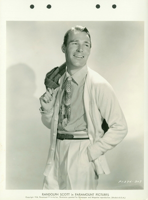 Randolph Scott poster