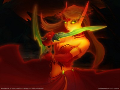World of warcraft the burning crusade poster