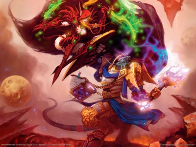 World of warcraft the burning crusade poster