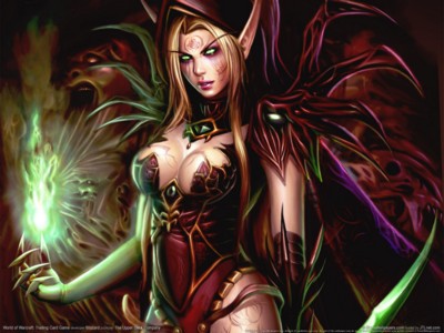 World of warcraft trading card game poster