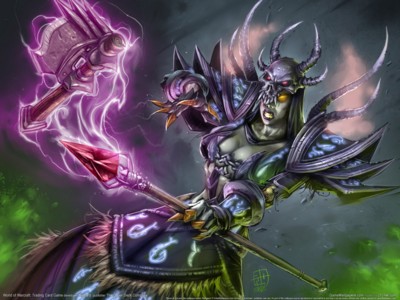 World of warcraft trading card game poster